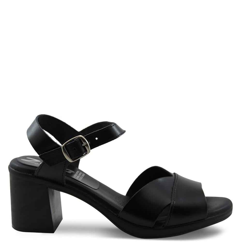 Zeta Beth Black Womens Sandal