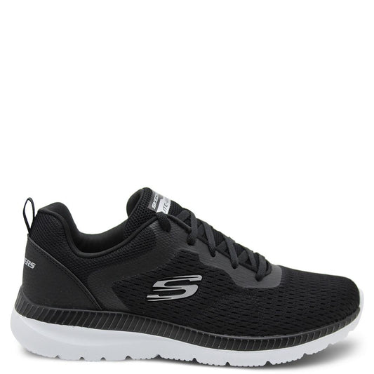 Skechers Quick Path Black/White Womens Sneaker