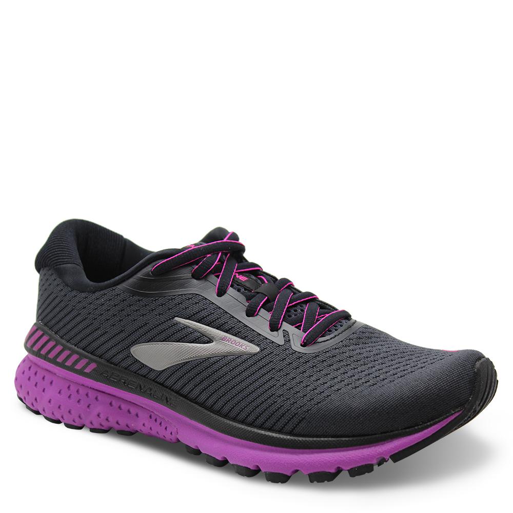 Brooks Adrenaline Womens Black/Pink Runner