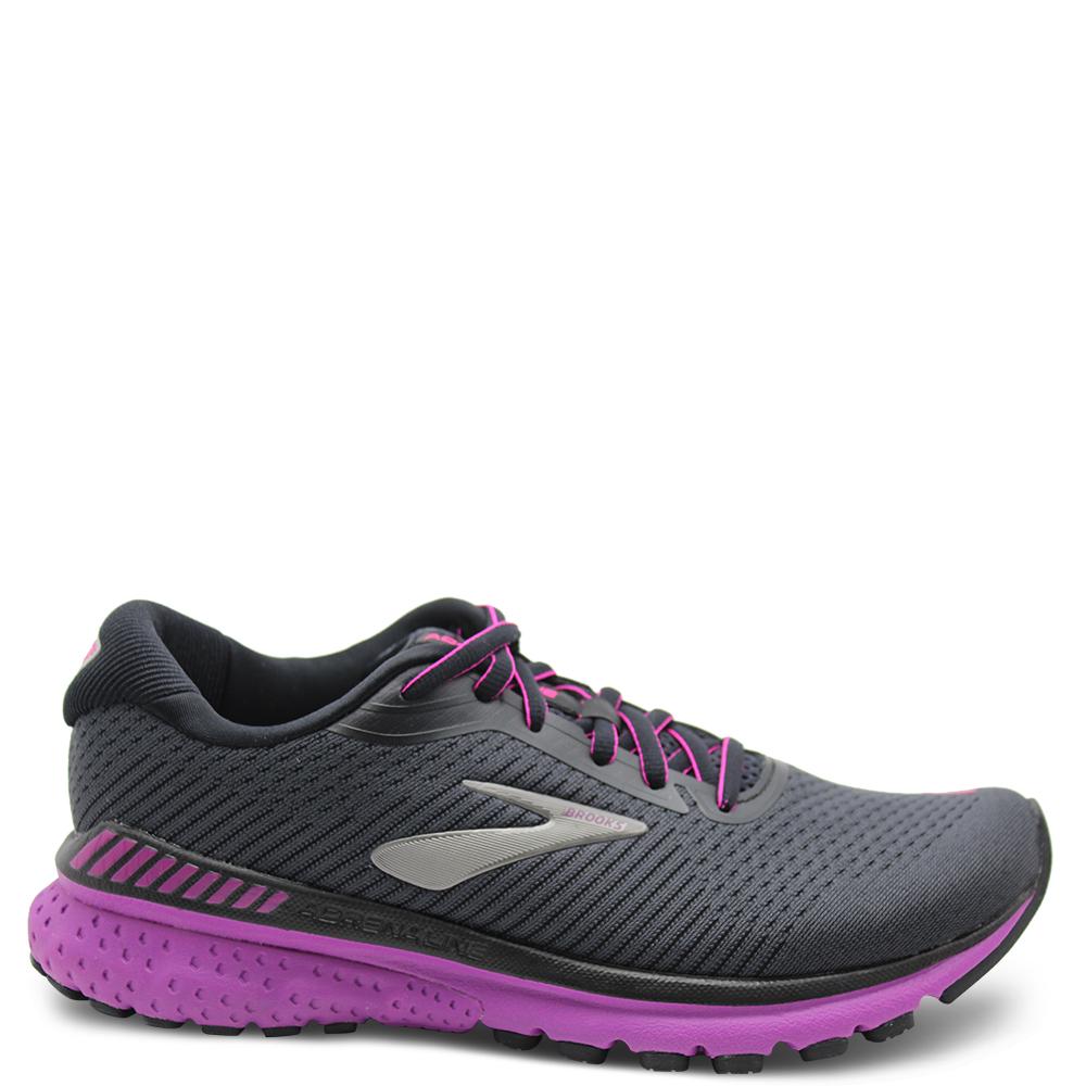 Brooks Adrenaline Womens Black/Pink Runner