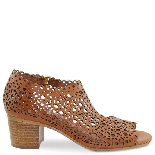 Django & Juliette Byrd womens heel sandal dark tan