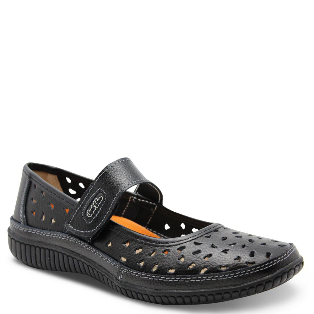 Just Bee Cale Black Womens Shoe