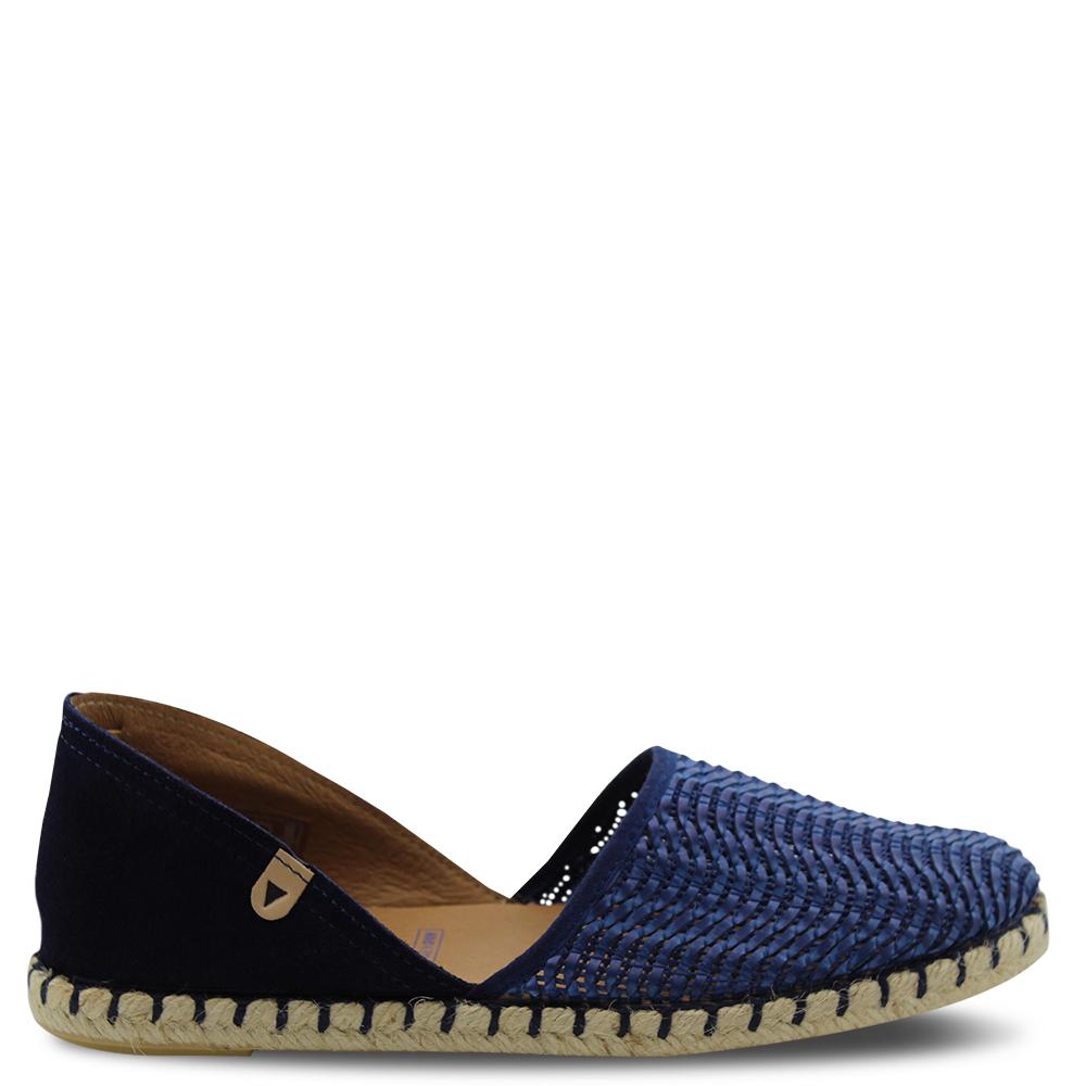 Neo Carmen womens flat shoes navy
