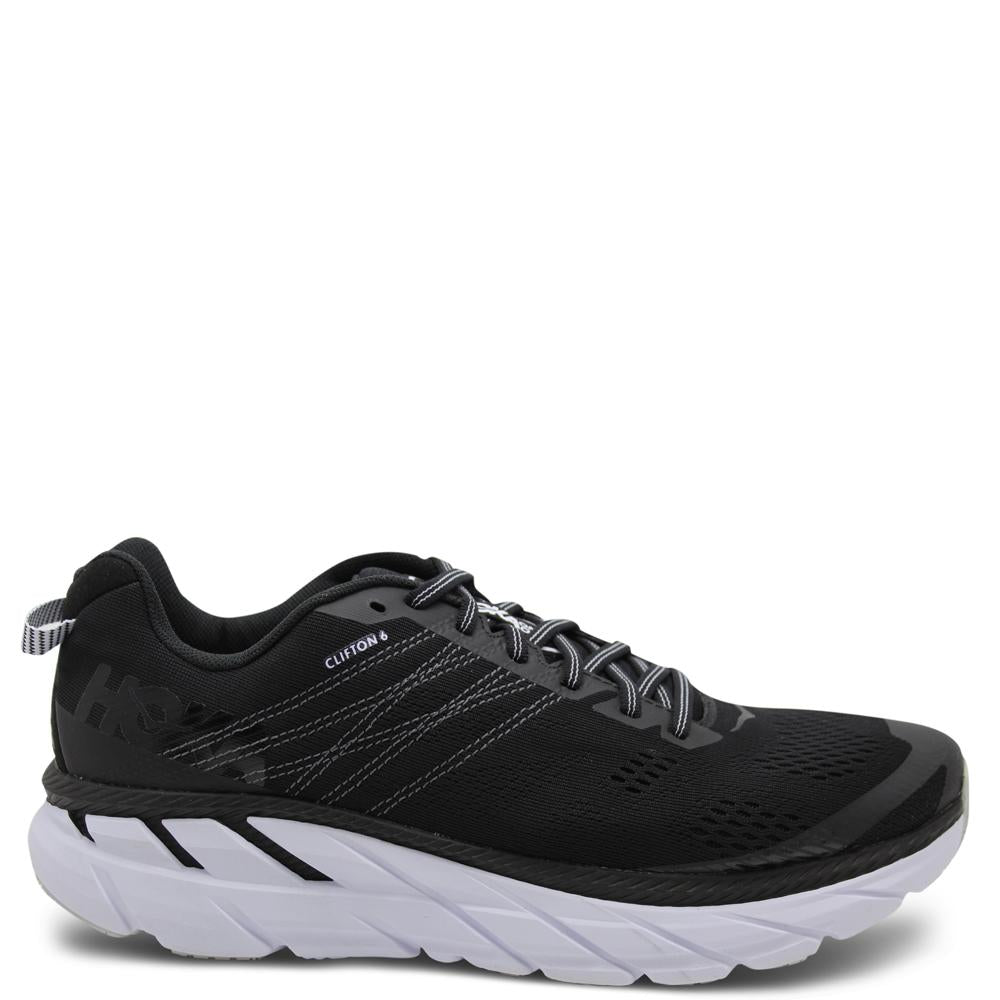 Hoka Clifton 6 Mens Black/White