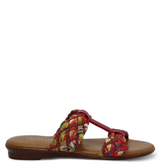 Chrissie Dallas Womens Red Slide