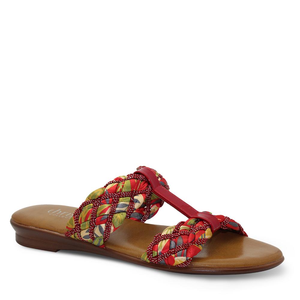 Chrissie Dallas Womens Red Slide