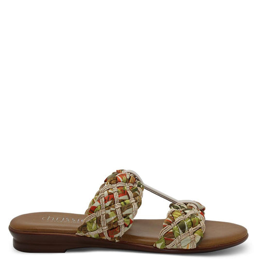 Chrissie Dallas Womens Beige Slide 