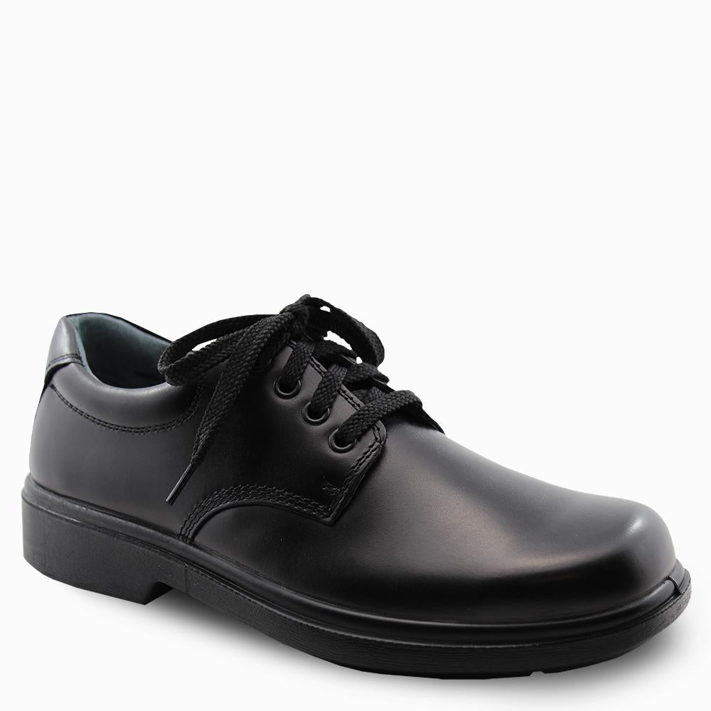 Clarks Daytona Junior Black lace up school shoe