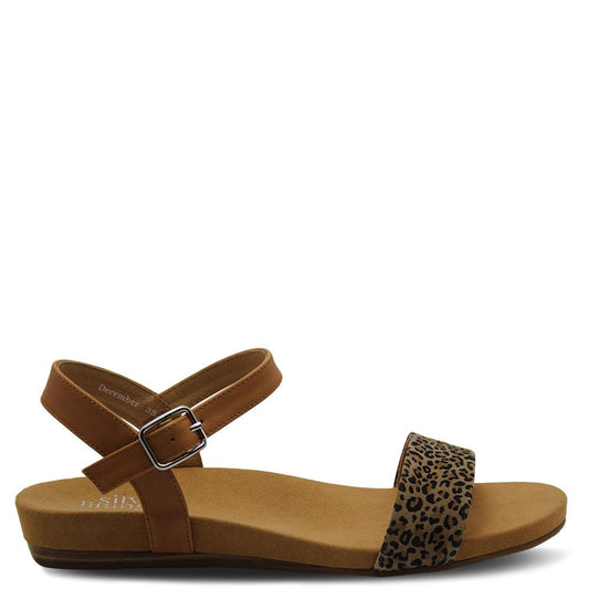 Silver Linings December Tan Leopard Sandal