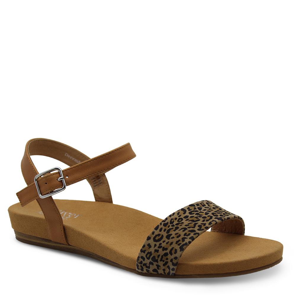 Silver Linings December Tan Leopard Sandal