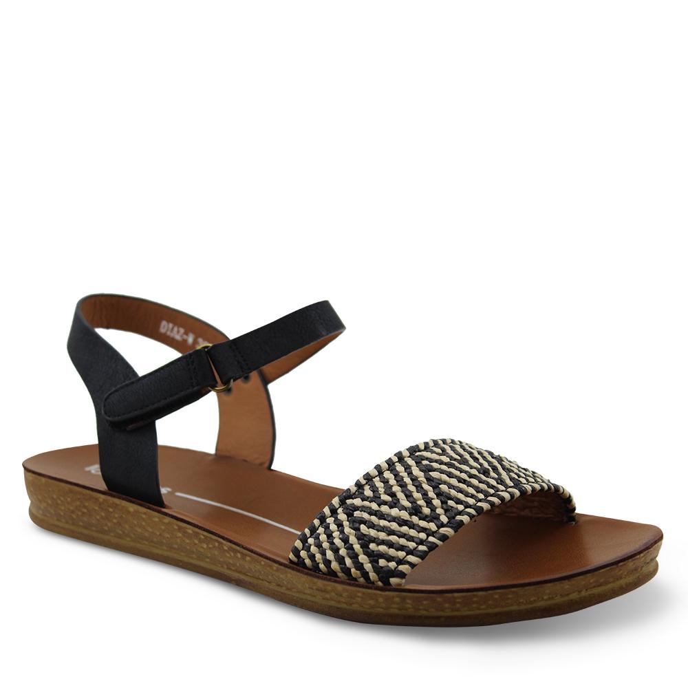 Los Cabos Diaz Black/Nude Womens Sandal