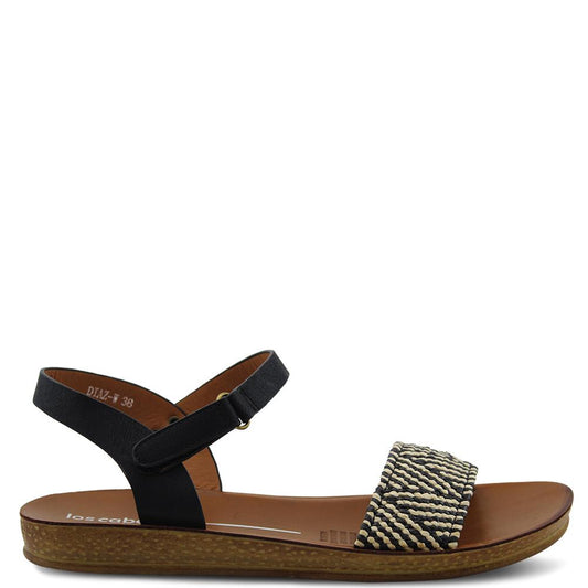 Los Cabos Diaz Black/Nude Womens Sandal