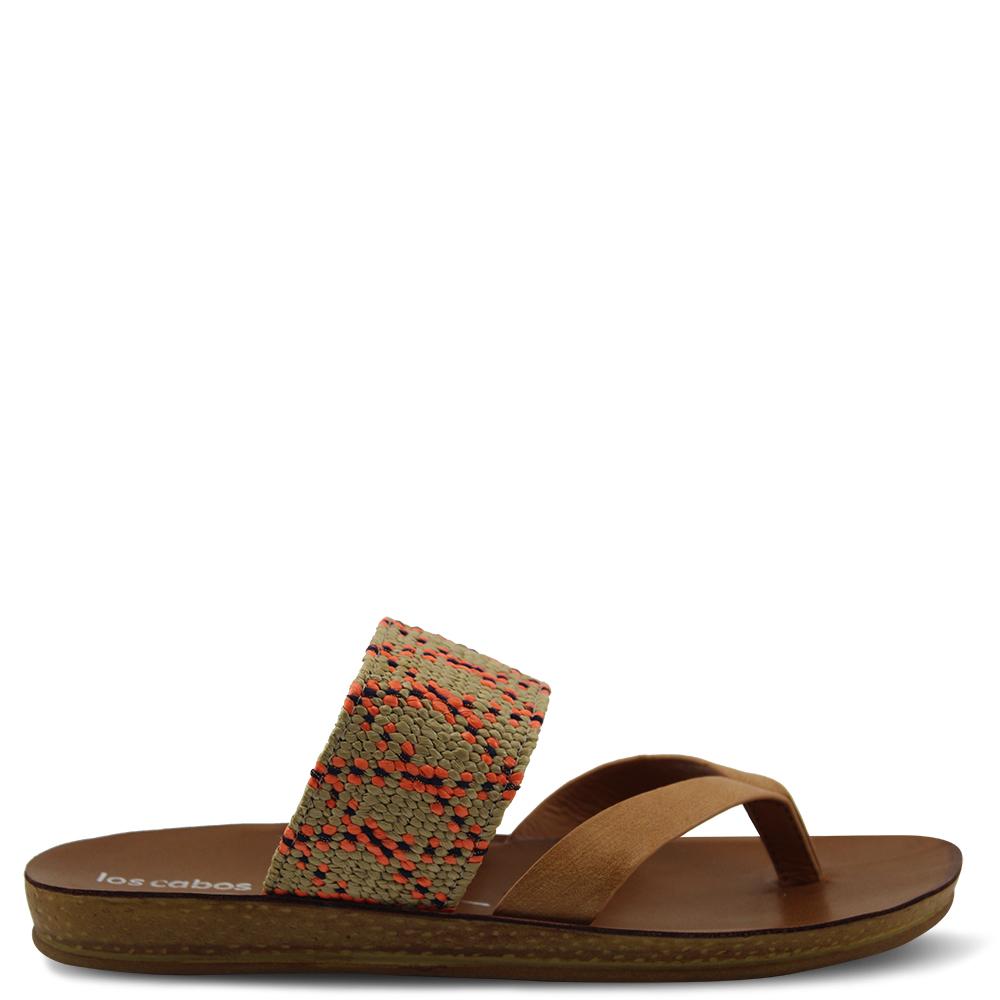 Los Cabos Dilon Tan Orange Womens Thong