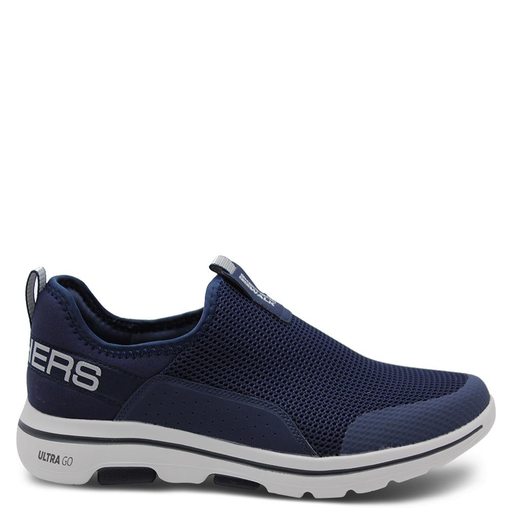 Skechers Downdraft Navy Mens Slip on