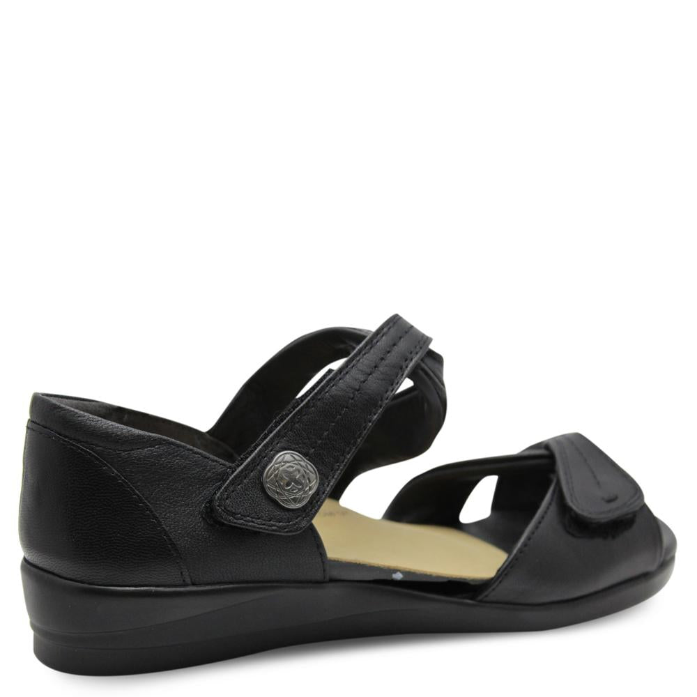 Ziera Doxie black womens Sandal
