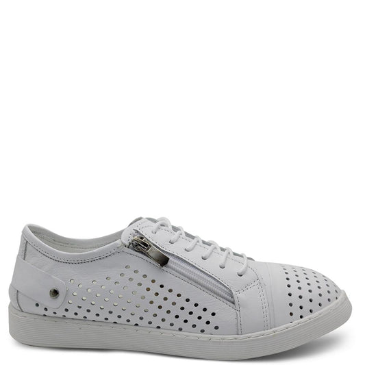 Cabello EG17 White Womens Casual Sneaker