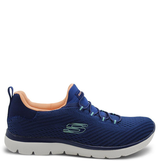 Skechers Fast Attraction Navy Womens Slip On