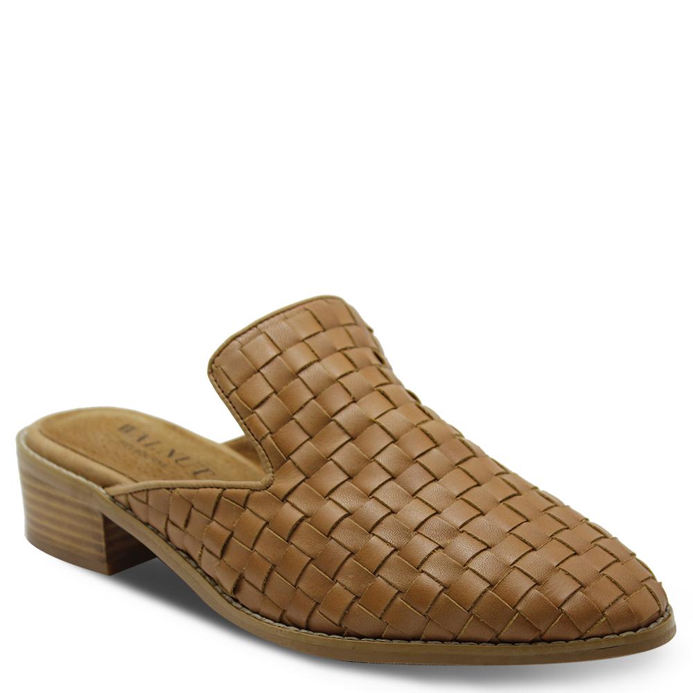 Walnut Gwen Tan womens mule