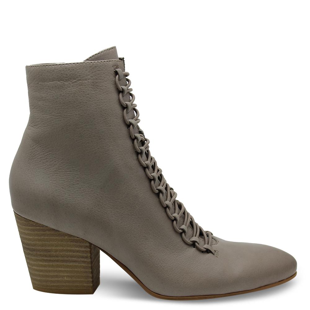 Django & Juliette Inkjet womens heel boots Taupe