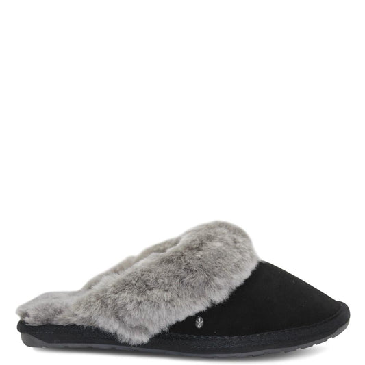 Emu Jolie Black/Charcoal Womens Slipper