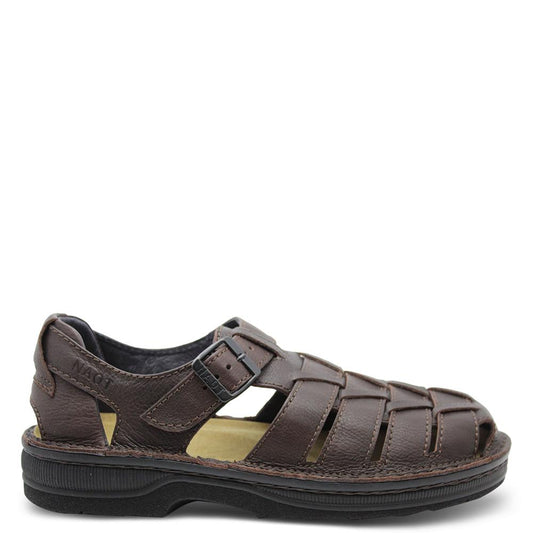 Naot Julius Mens Brown Leather Sandal