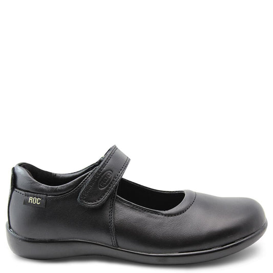 Roc Juliette girls school shoes black