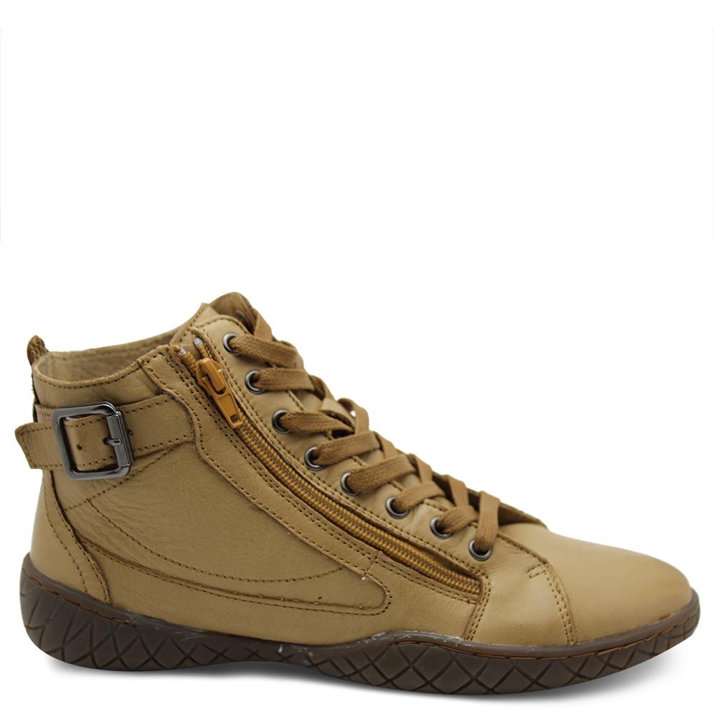 Stegmann Karina womens flat ankle boots camel