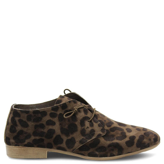 Django & Juliette Kitey Choc Leopard boot