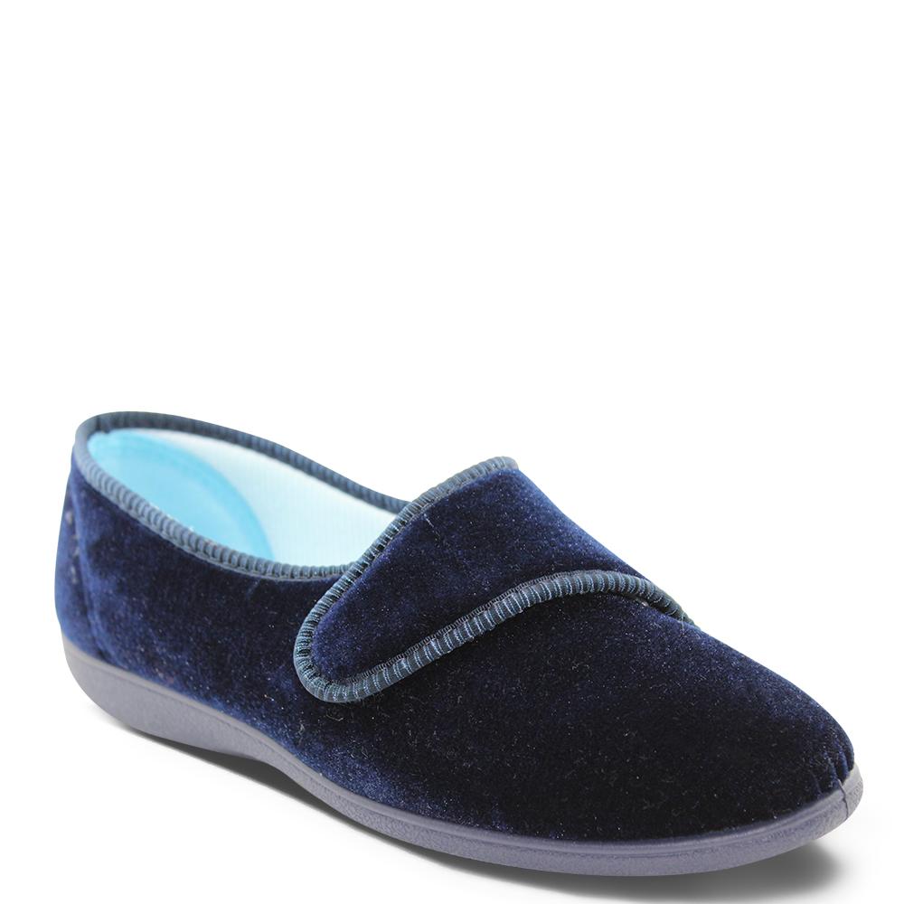 Grosby Lilian Navy Womens Slipper