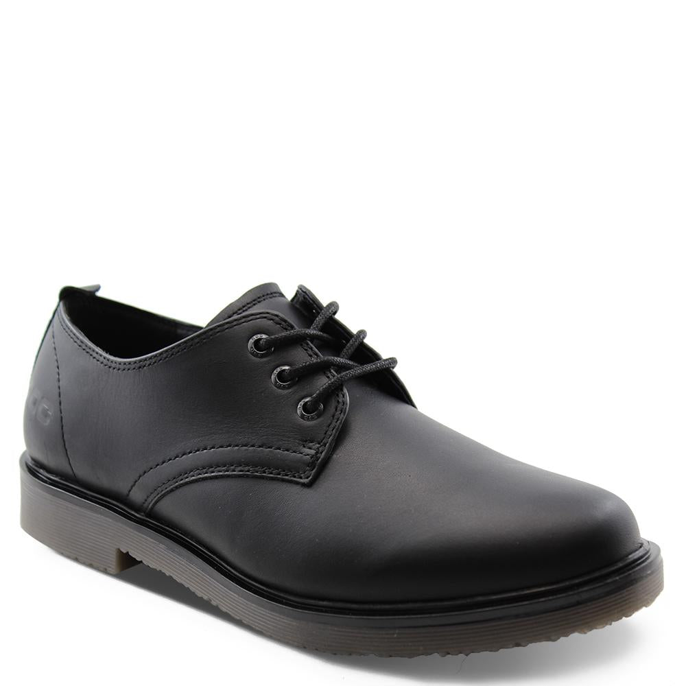 Roc Luxe Senior Black lace up School 