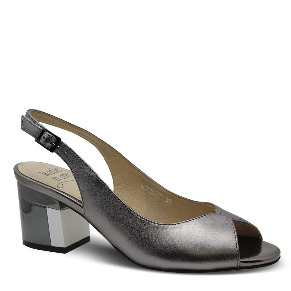 Katie N Me Modesty Womens Pewter Sandal