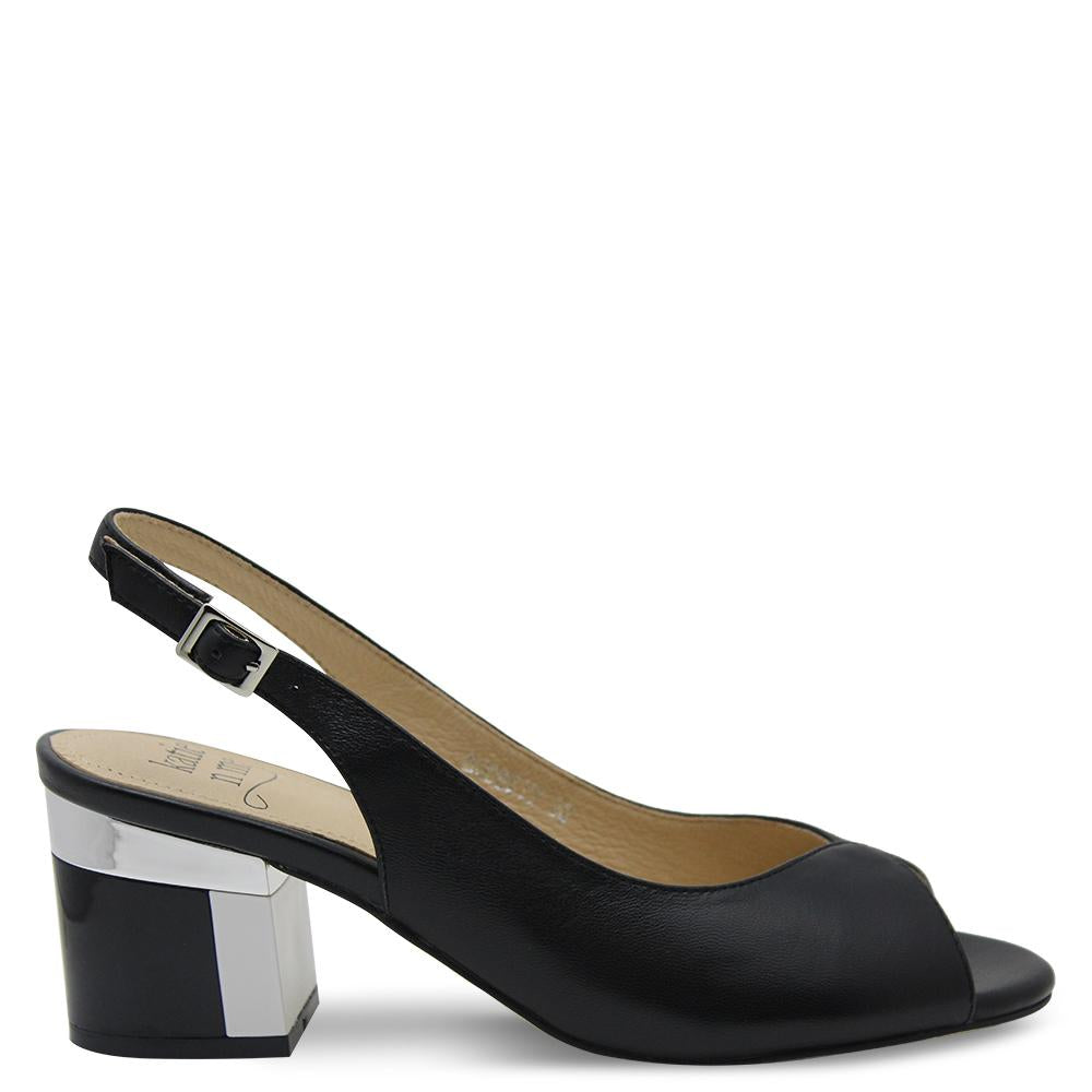 Katie N Me Modesty Womens Black Sandal