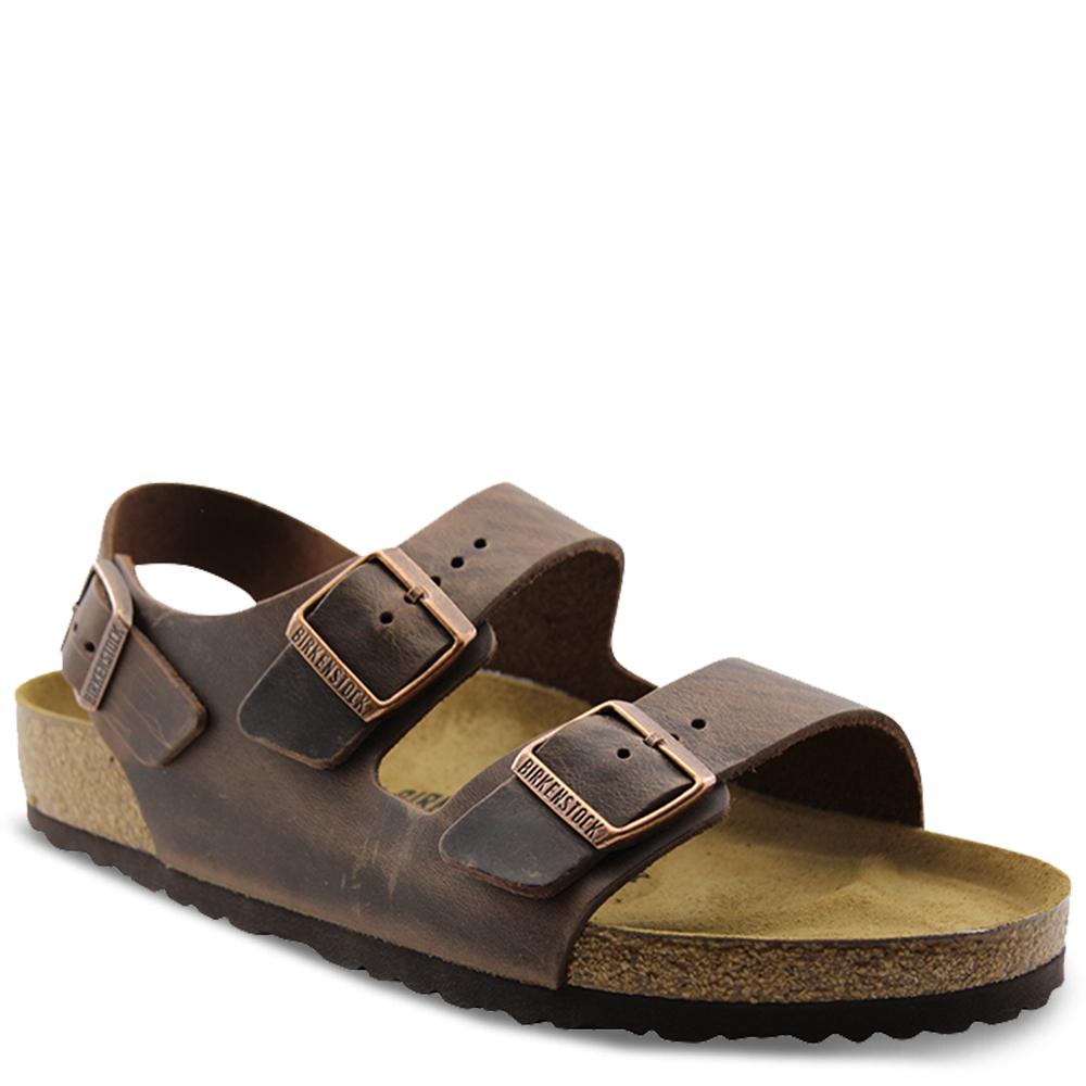 Birkenstock Milano habana Leather Mens sandal