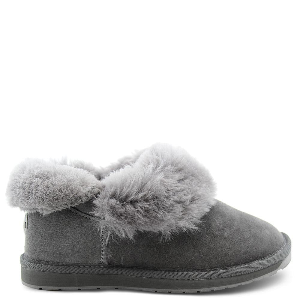 Emu Mintaro Charcoal Unisex Slipper