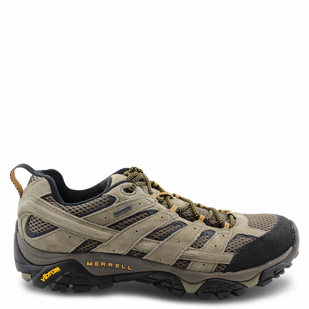 Merrell Moab Leather Low Gtx Walnut  mens Hiker