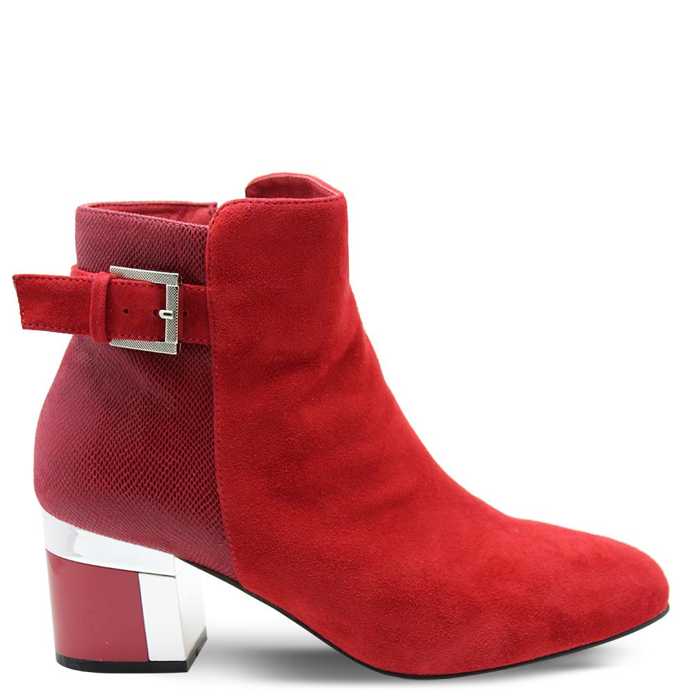 Katie N Me Mona Red Womens Boot