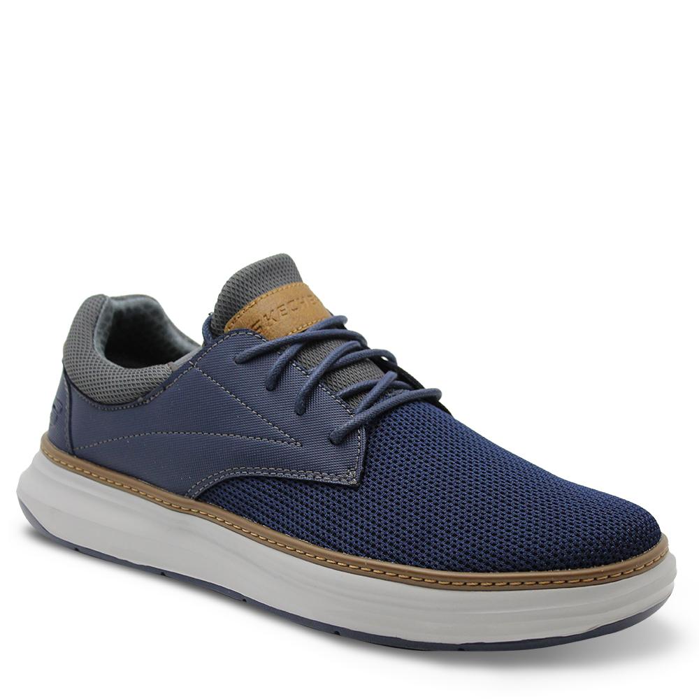 Skechers Moreno Navy Mens Lace up