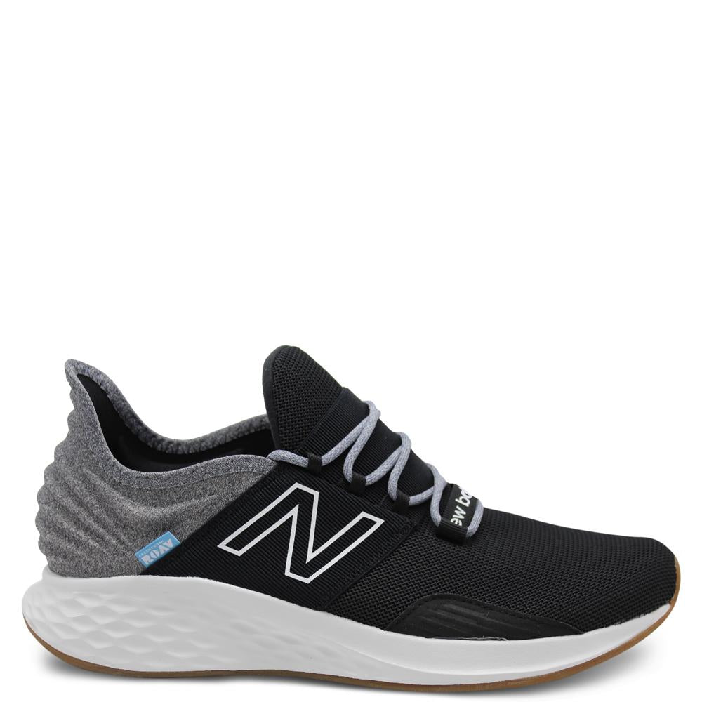 New Balance Fresh Foam Roav Mens Black with Light Aluminum