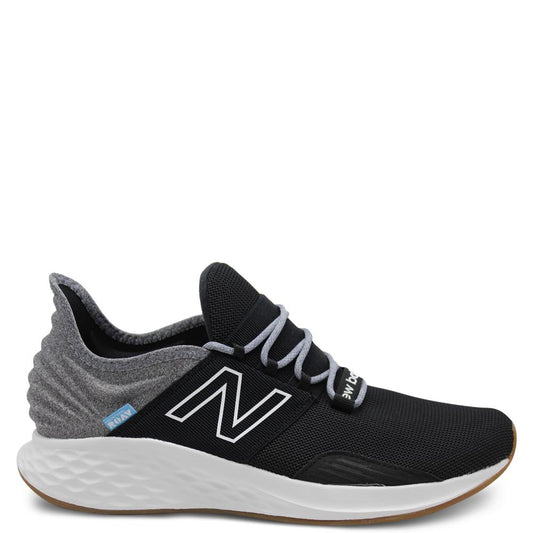 New Balance Fresh Foam Roav Mens Black with Light Aluminum
