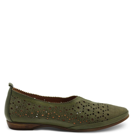 Neo VS1856 Green Womens Flat