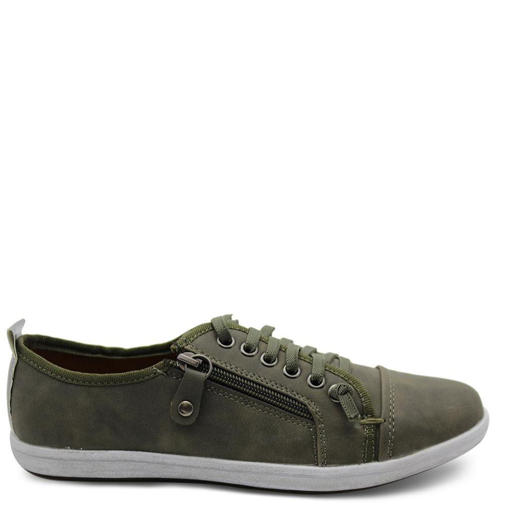 Step  On Air New Zappo Khaki Womens sneaker