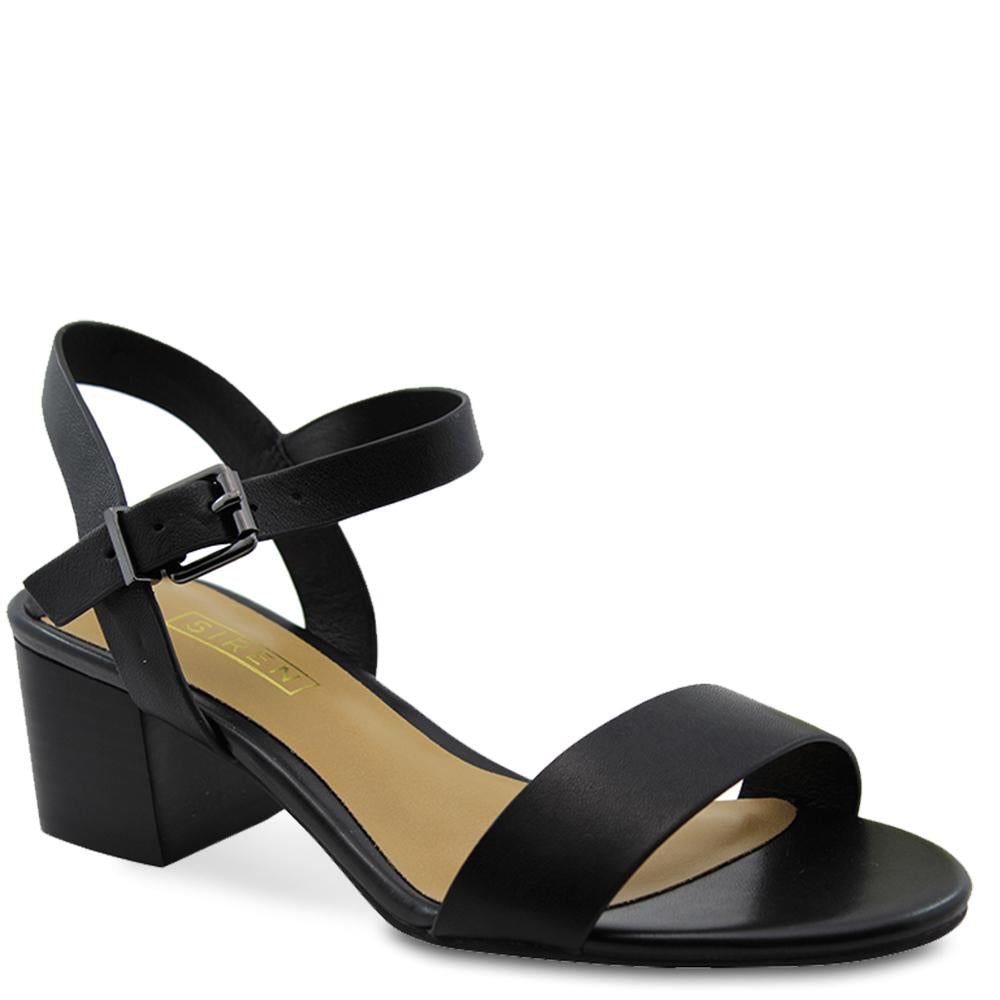 Siren Newman Black Womens Sandal