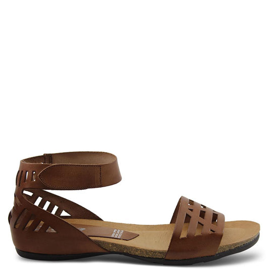Zeta Palet Camel Womens Sandal