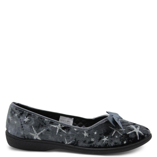 Panda Emilyn Grey Womens Slipper