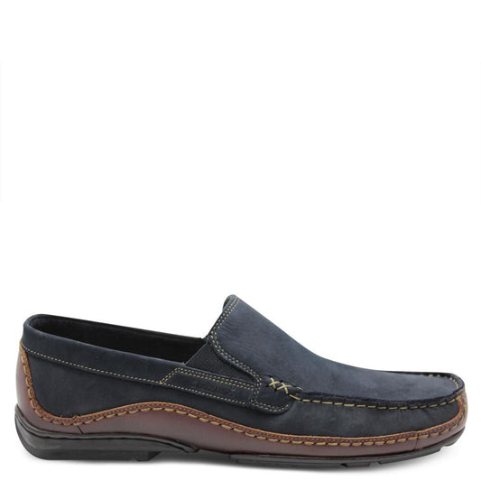 saramnda portland navy mens slip on