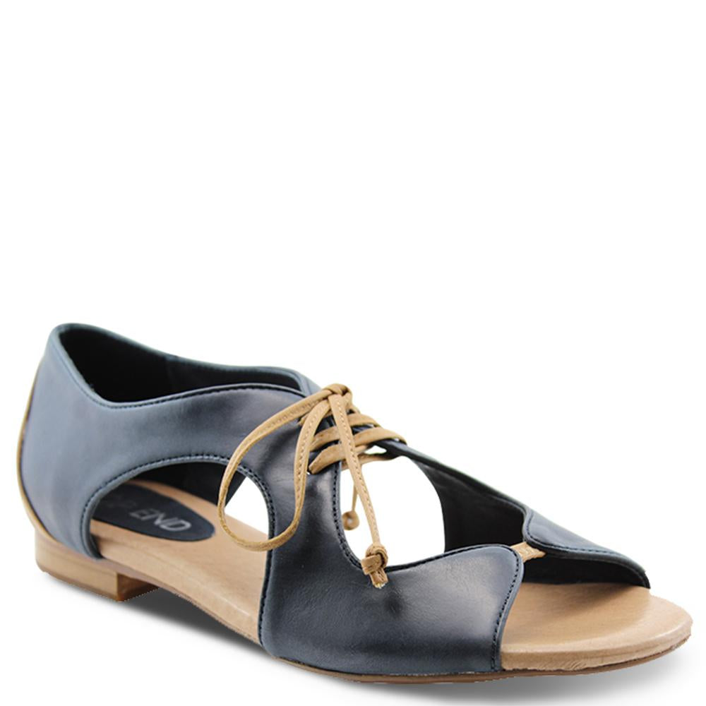 Top End Pride Navy/Tan Womens Sandal