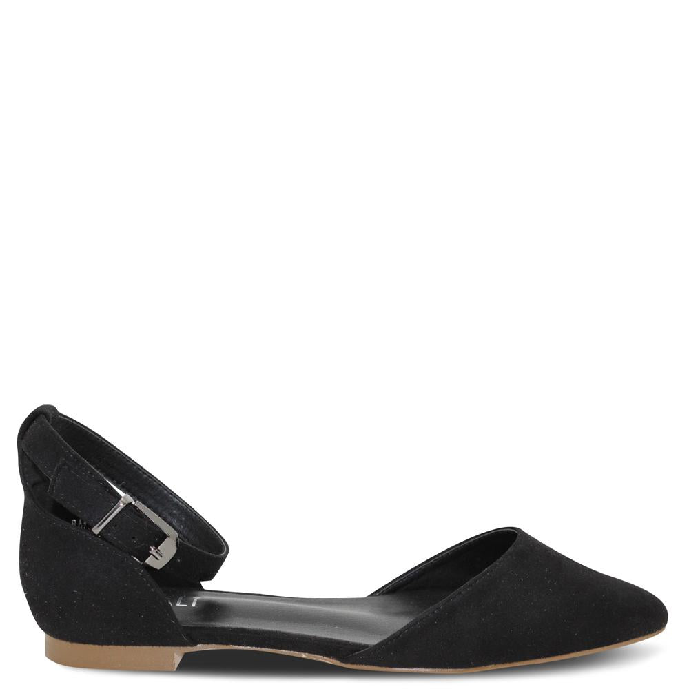 Verali Rukas Black Womens Flat Sandal