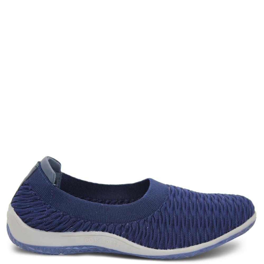 CC Resorts Sam Navy Womens Flat