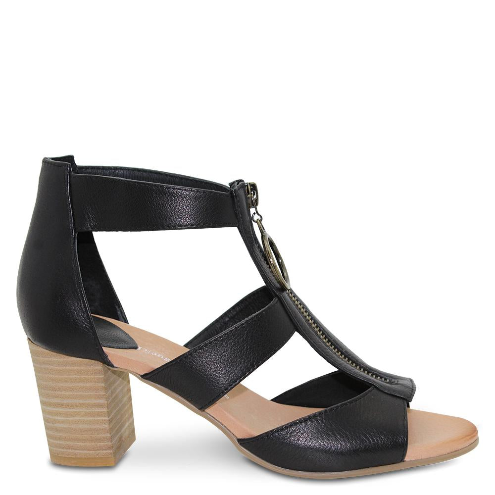 Django & Juliette Saritas Black Womens Sandal