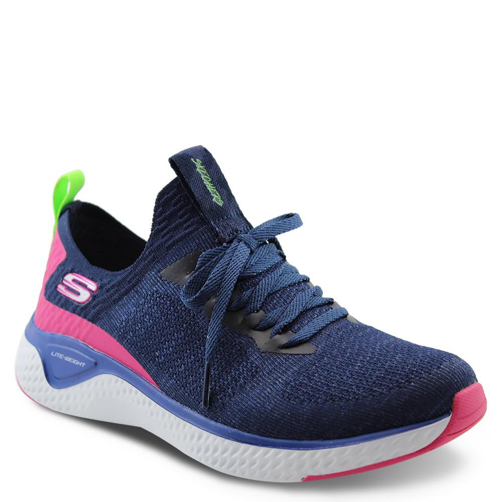 Skechers Solar Fuse Navy/Multi Womens Runner